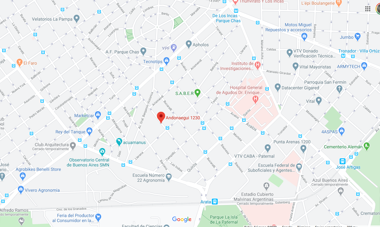 Mapa Andonaegui